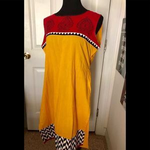 NWT Folklore dress from India size large